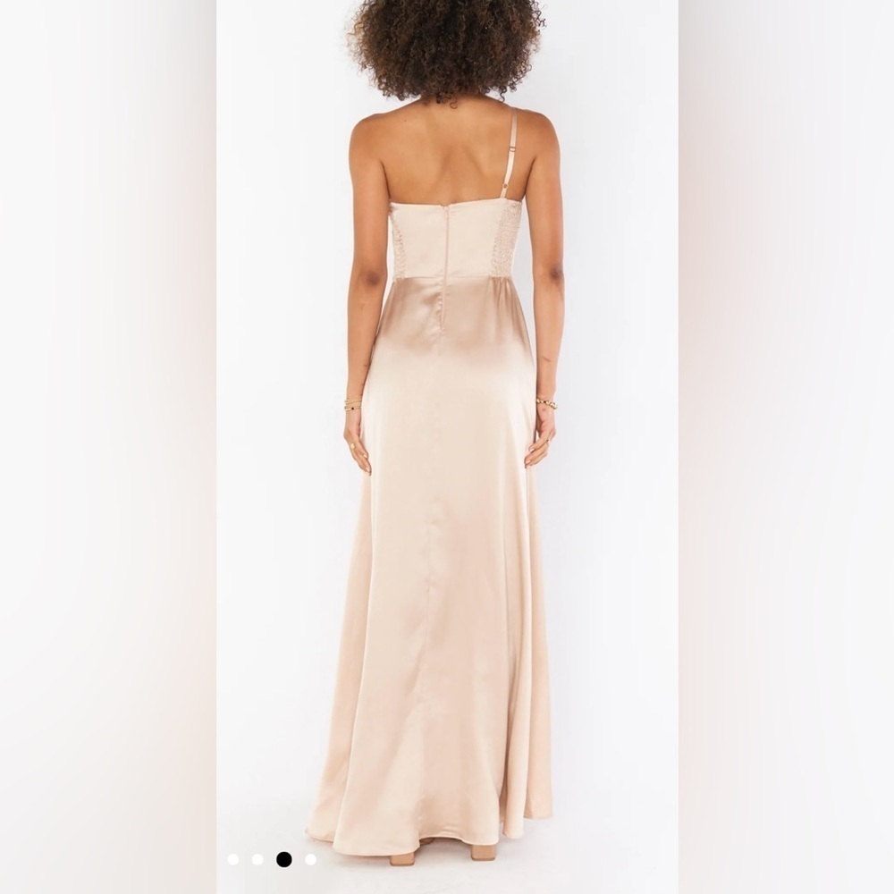 Show Me Your MuMu Shannon One-Shoulder Dress in White - Picture 6 of 9
